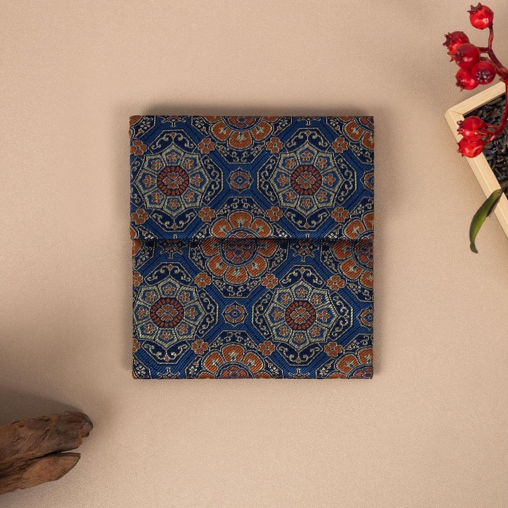 

Elegant Design Double Layer Ancient Style Jewelry Bag Exquisite Handmade Song Brocade Bag Cultural Play Storage Travel