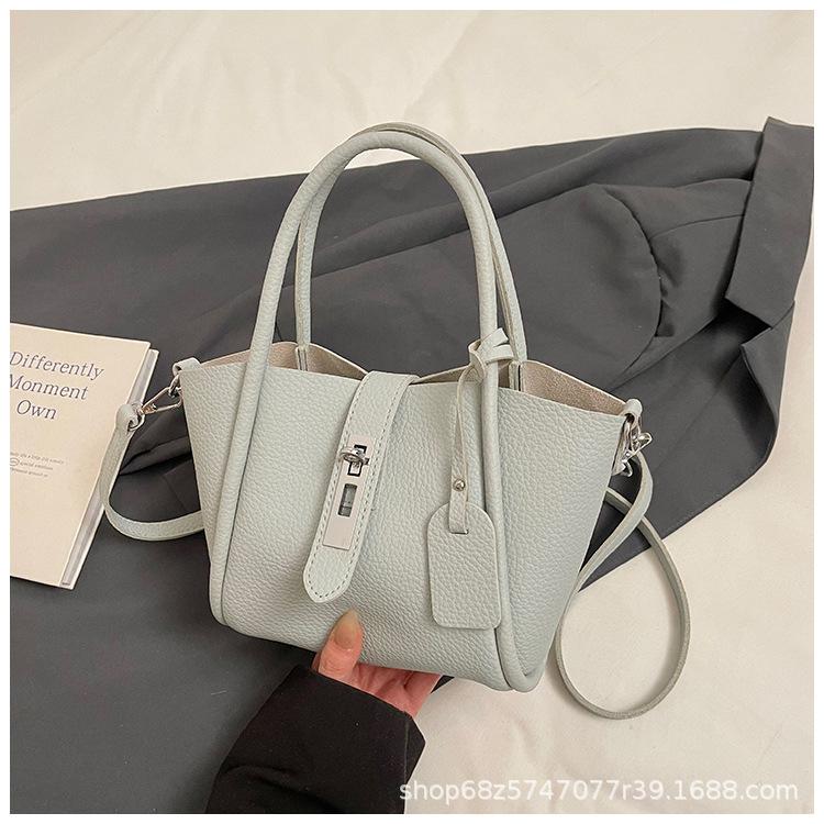 New Women's Bag High-end Texture Light Luxury Fashion Niche Trend Versatile Portable Shoulder Bucket Bag