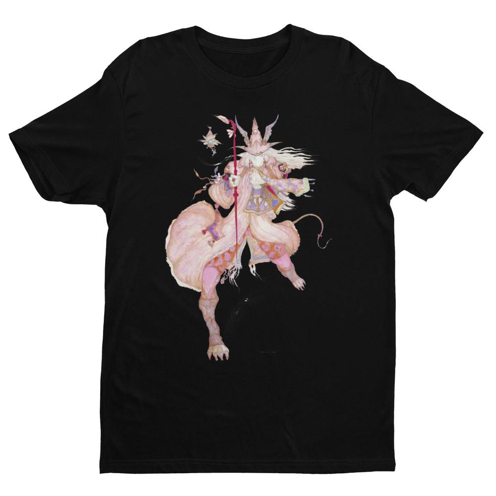 

FF9 IX Freya Crescent Premium Unisex T-shirt Yoshitaka Amano Art Gifts Gamer 3XL