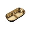 Stainless Steel Multi-Compartment Sauce Dish