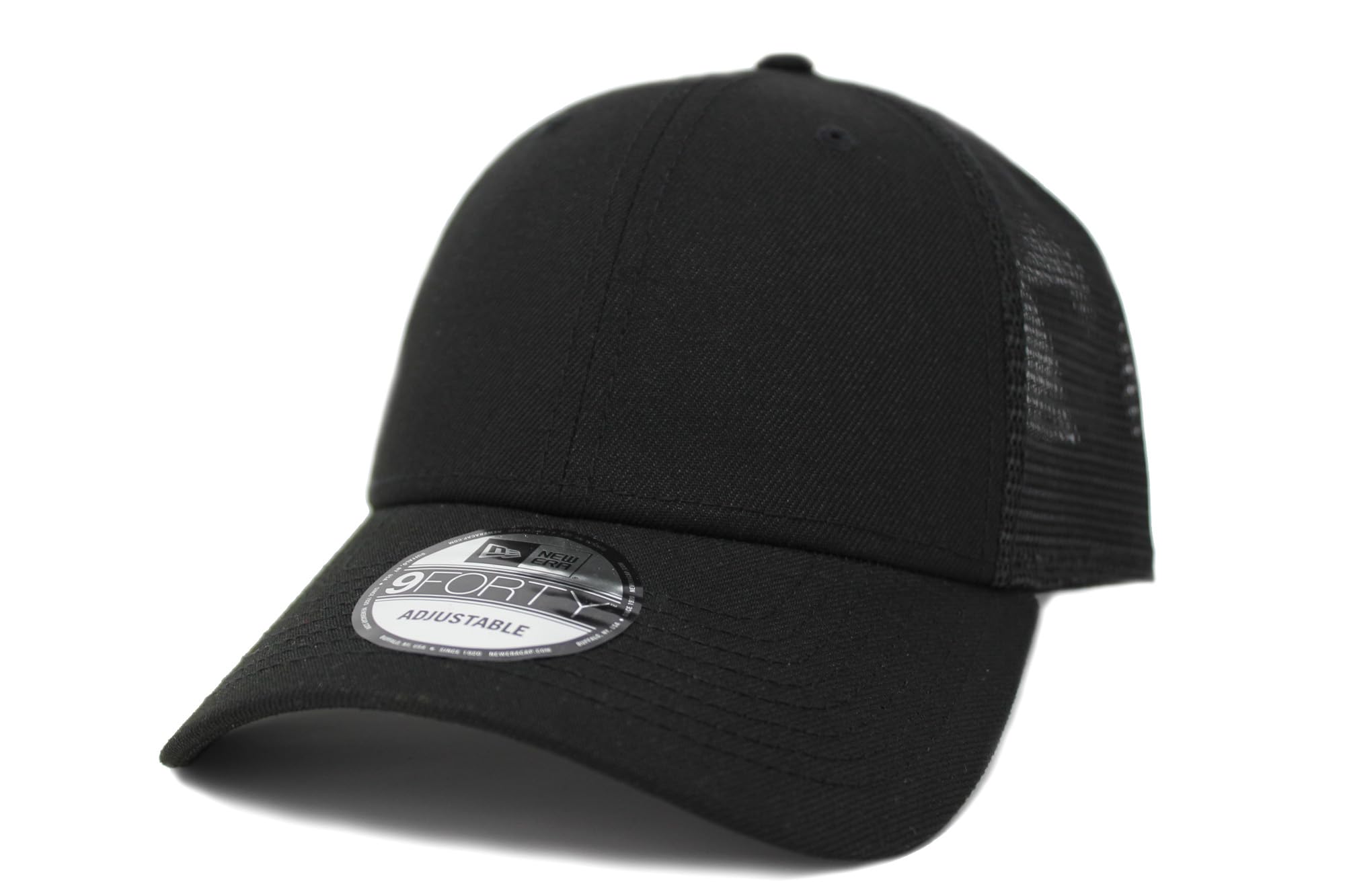 New Era Mesh Trucker Cap 9FORTY Recycled Snapback Cap Black Free Size чёрный