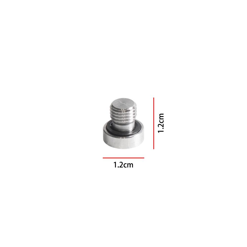 Stainless Steel M12.1-1.25 X 15mm Self-tapping Oil Drain Plug W/ O-Ring & Gasket