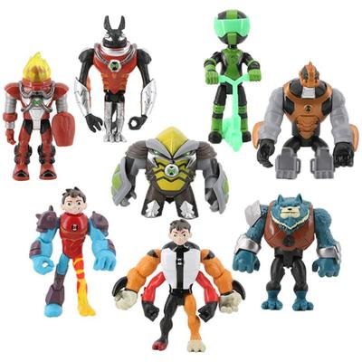 Ben 10 Figure Ornament Toys Model Wildmutt Grey Matter XLR8 Humongousaur Rath Action Figure Collection Children Gift Toys