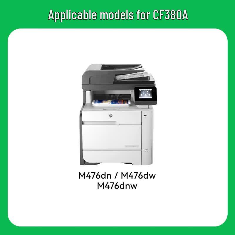 Cartuș de toner compatibil CF380A pentru seria HP LaserJet Pro MFP M476