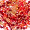 200 Pièces 4MM Perles de Verre Forme Cônes Cristaux Facettés pour la Fabrication de Bijoux Bracelet Collier Boucles d'Oreilles Perles DIY