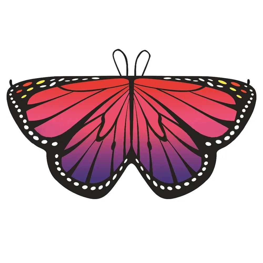 Kids Fairy Shawl Pixie Cloak Butterfly Wings Cape Girls Fancy Dress Costume Gift Christmas Halloween Festival Party Supplies