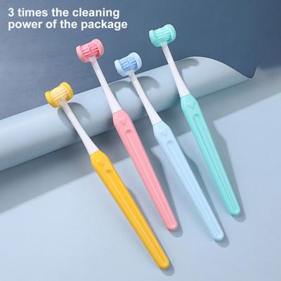 Kit de curățare dentară pentru periuță de dinți pentru animale de companie, pentru pisici, câini, peri ultra-moi, instrument de îngrijire bucală, pentru prevenirea plăcii de tartru, kit de periuță de dinți