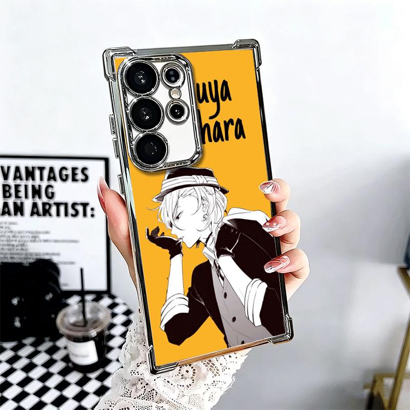 

Bungo Stray Dogs Nakahara Chuuya Soft Phone Case For Samsung Galaxy S26 Ultra S25 Edge S24 FE S23 Plus S22 S21 + S20 Plating Ant Samsung S21 Ultra