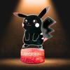 Pokemon Go Pikachu 16 LED 3D Nachtlicht für Kinder + Fernbedienung