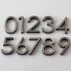 Yousheng 6cm Plated House Door Plaque Address Number Digit Figure Plate Sign Hotel Decor