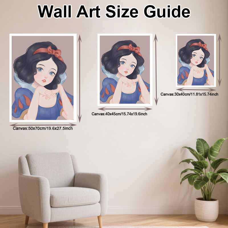 Disney Diamond Painting Set Snow White Home Decor Craft, Perfect Handmade DIY Gift Idea For Adults