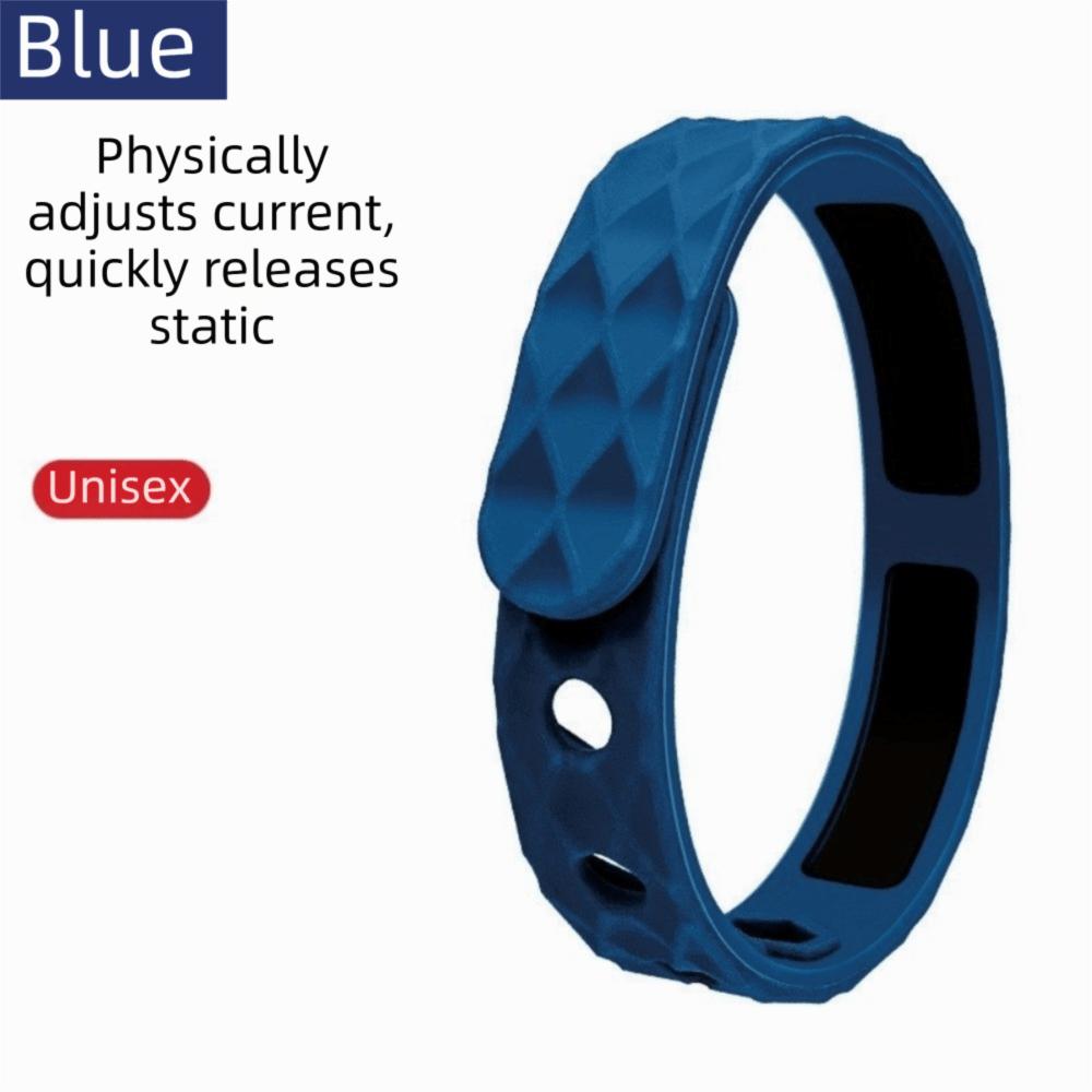 Silicone Negative Ion Wristband Waterproof Static Eliminator Bracelet Anti-Static Bracelet Women