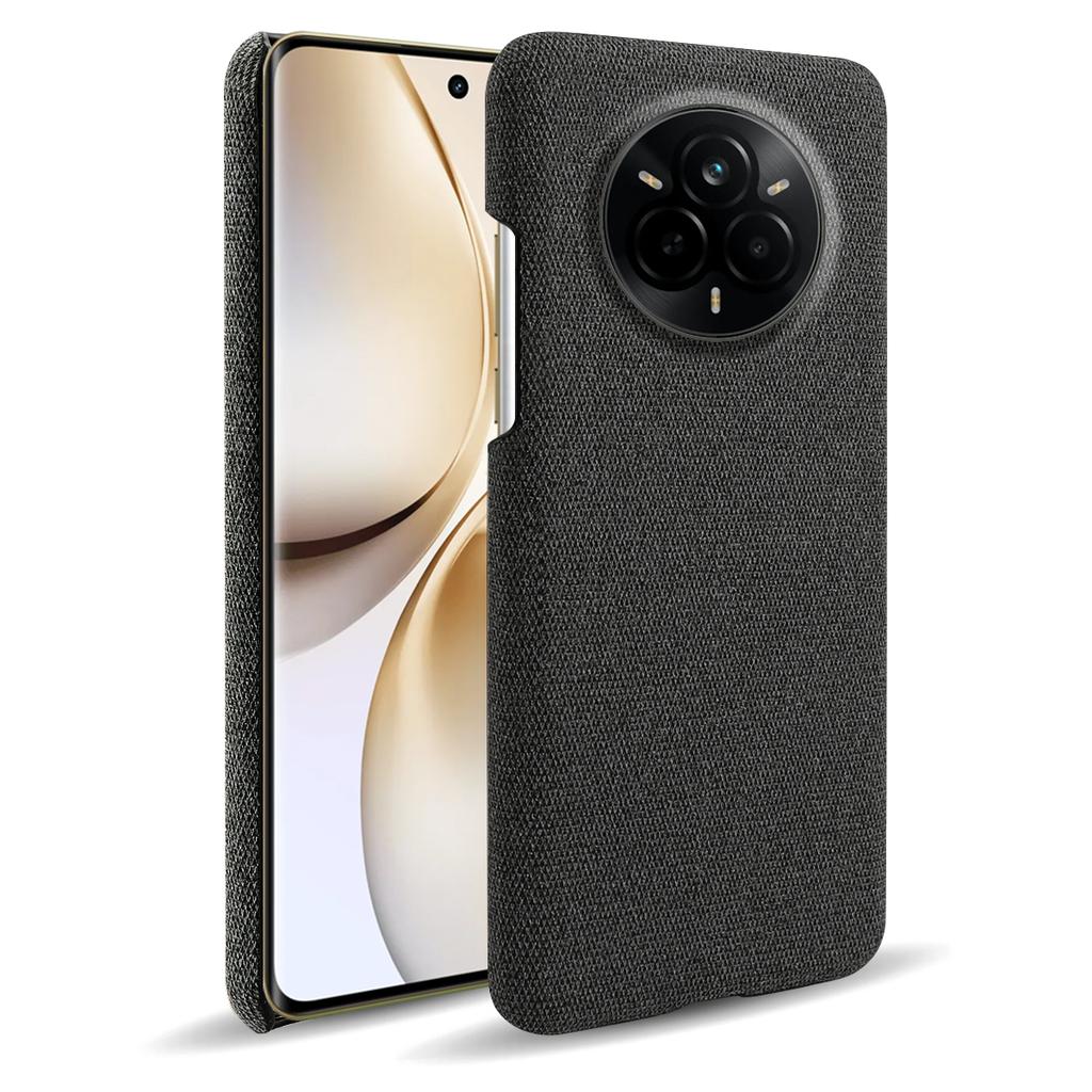 For Realme 14 Pro 5G Phone Case Cloth Texture Anti-Scratch Protective PC Back Cover
