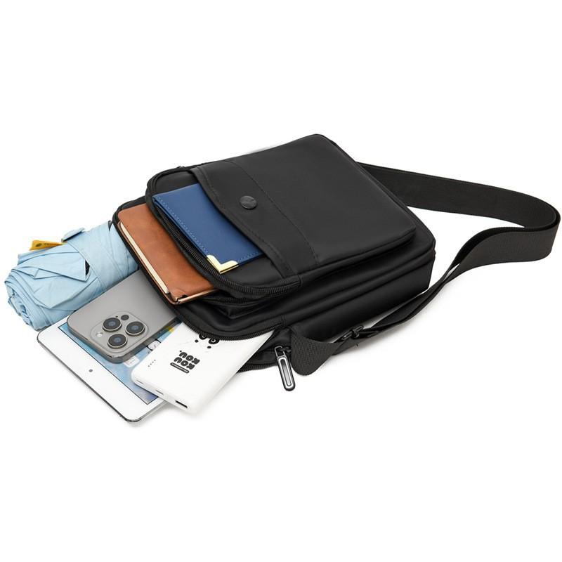 New Men's Diagonal Cross Bag Single Back Fashionable Simple Lightweight