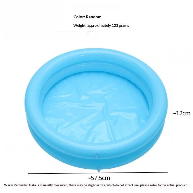 1Pcs Reusable Cleaning Basin Blue Inflatable Pvc Tray Kids Sensory Learning Tray For Sand Water Fishing Games