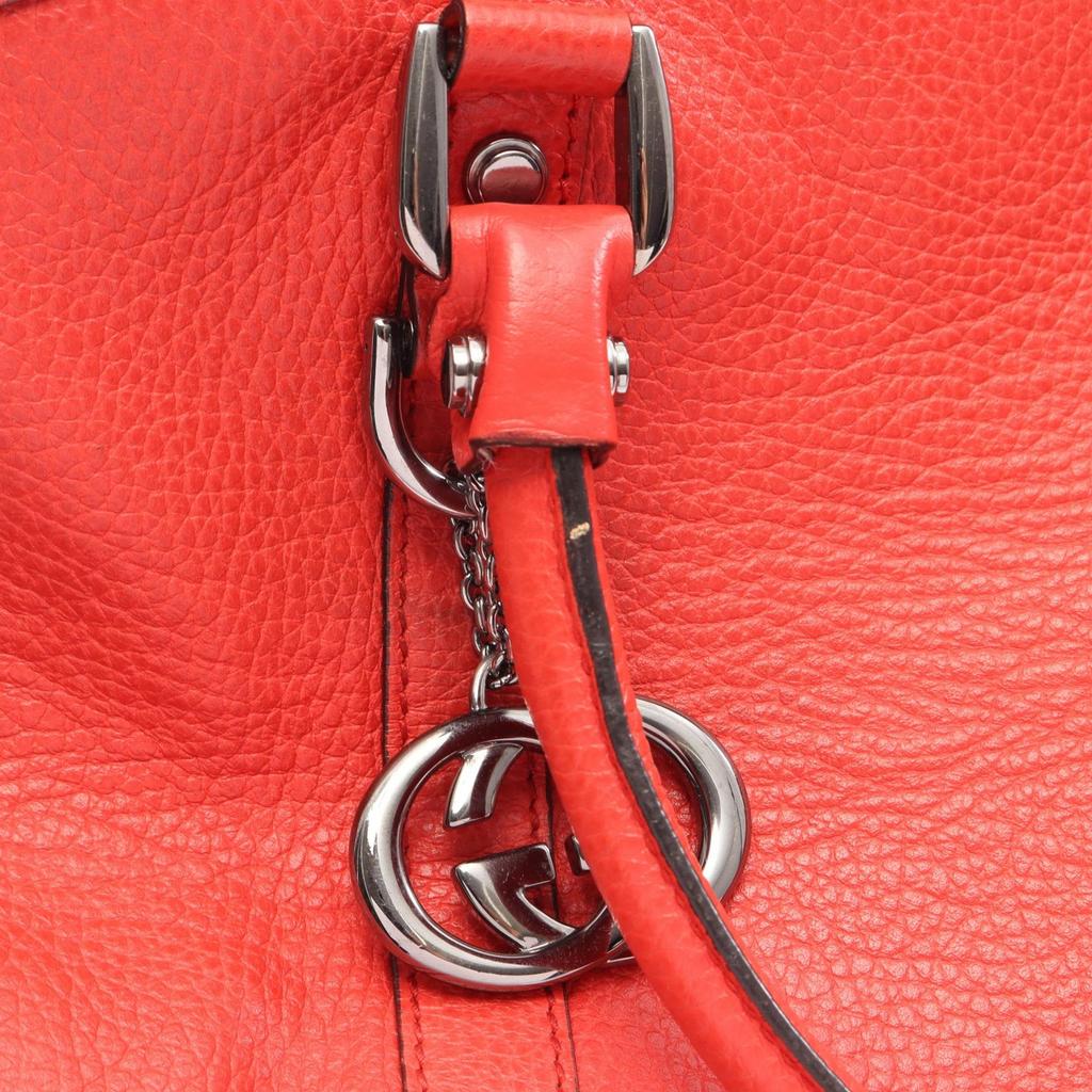 Used GUCCI Interlocking G 2WAY Tote Bag 341503 leather Red Used Women