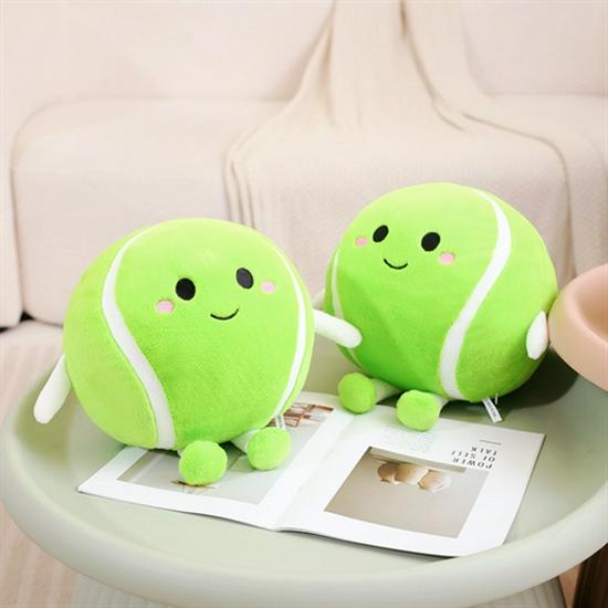 Cross-Border Sports Ball Plush Dolls: Tennis, Basketball, and Baseball Photo Props for Men