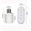 E27 Lampensockel Drahtlose Fernbedienung Smart Glühbirnenhalter Neuer Smart Timer Schalter Lampenhalter