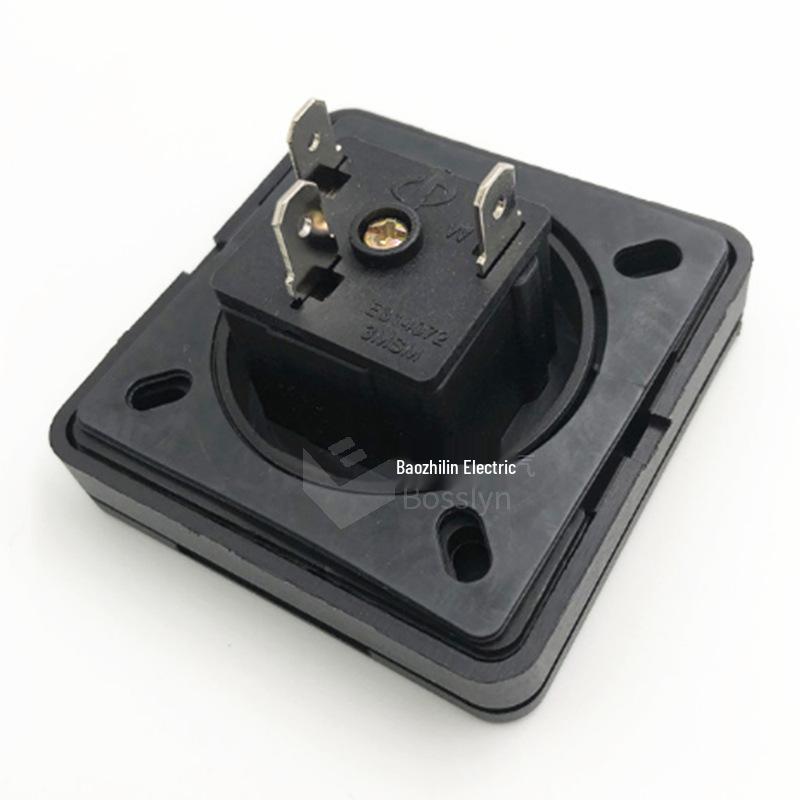 IP54 Weatherproof American Standard Electrical Box with Waterproof Socket Flip Cover and Recessed Generator Socket.