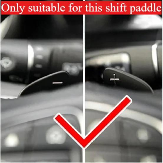 2PCS Aluminum Car Steering Wheel Paddle Shifter Extension For Mercedes Benz A B C E GLE Class W176 W205 W246 C117 W218