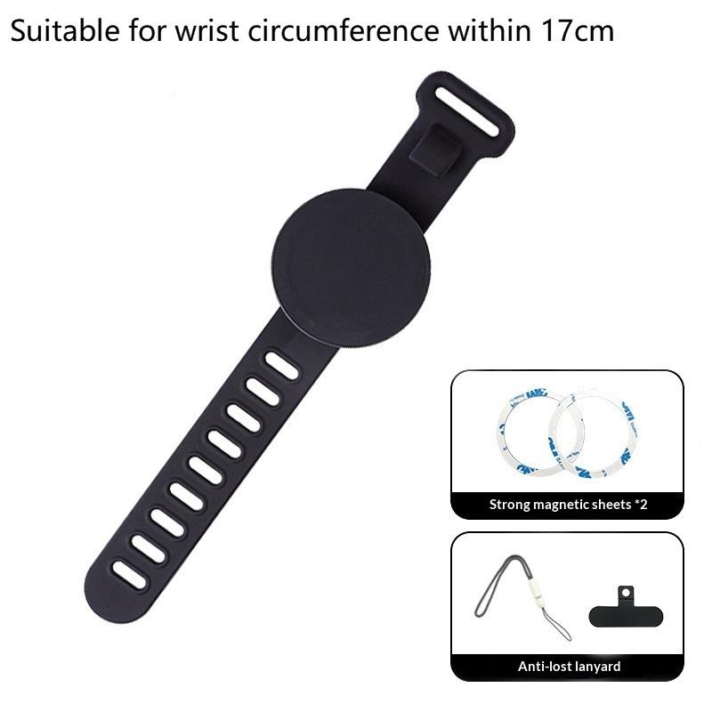 Magnetic Adjustable Fitness Phone Mount Anti-Slip Gym Holder for Workout Exercise Running Treadmill Compatible with All Smart Phones