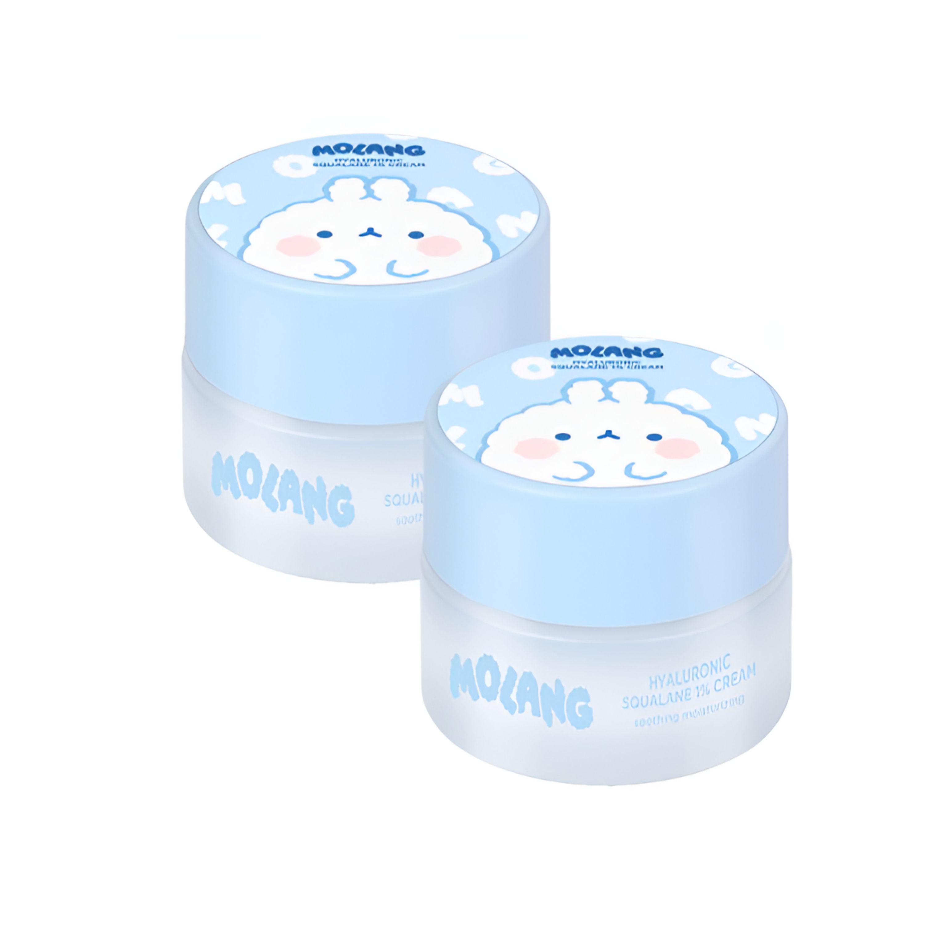 THE FACE SHOP Molang Edition Ultimate Hyaluronic Squalane 1% Cream Duo Set (50ml × 2)