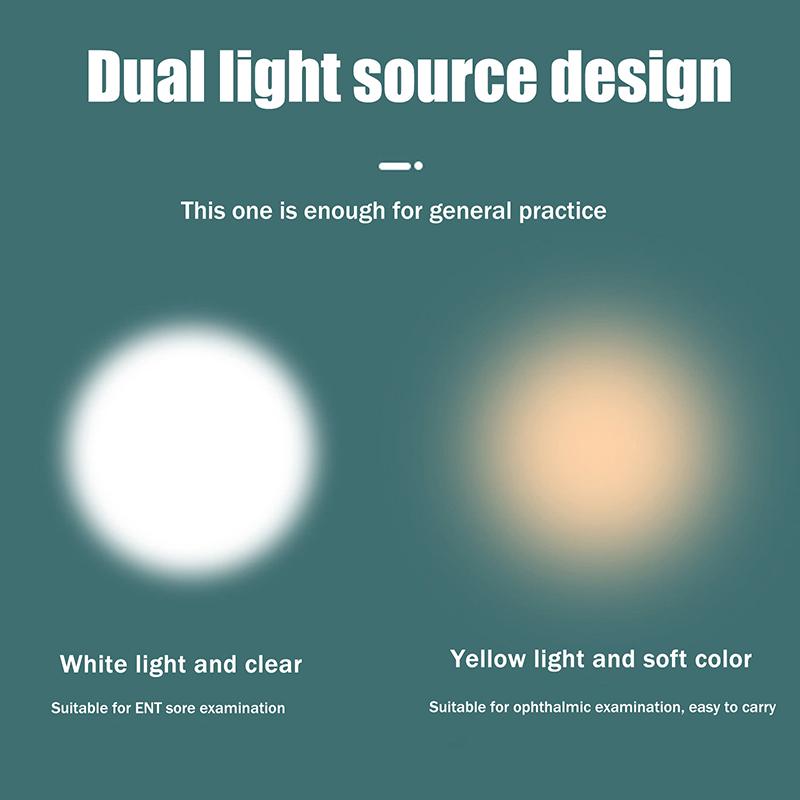 Oral Penlight Led Flashlight Mini Oral Pupil Medical Handy Usb Rechargeable Stainless Steel Torch Light Outdoor Fishing Tool