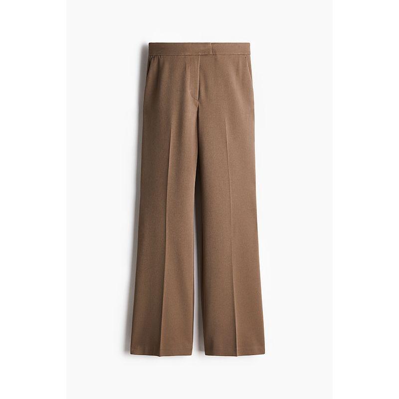 

HM 2025 New Fall Women s Clothing Fashion Casual Casual High Waist Weila Trousers 1262212 Brown 165/80(42)