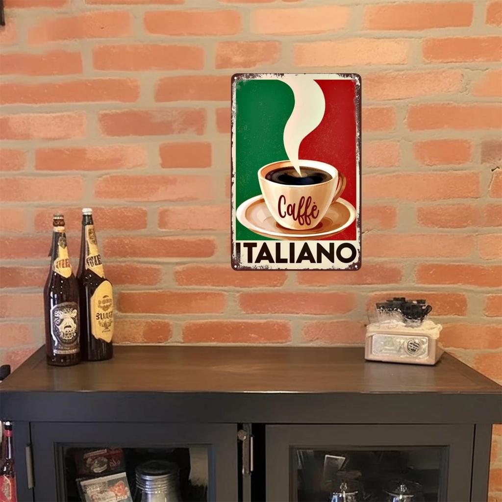 Vintage Coffee Metal Tin Sign Plaque Metal Plate Retro Wall Art Posters For Cafe Bar Pub Kitchen Club Iron Painting Decoration