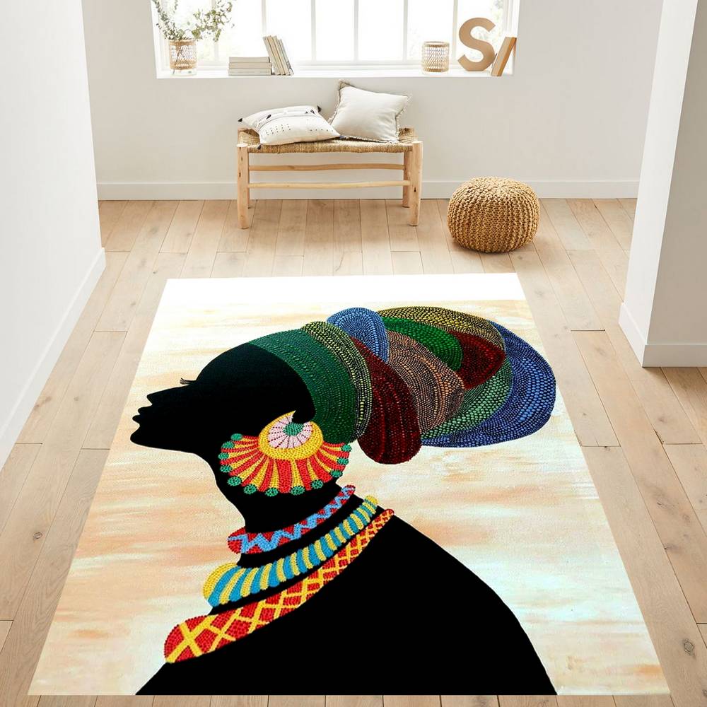 

Mosimoso Home H417 Digital Printed Dot Sole Carpet 50x80 cm
