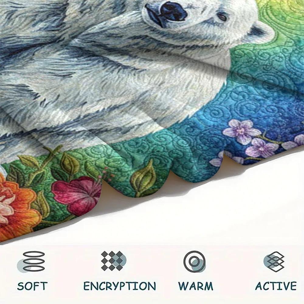 1PC Mixed style Print FlAannel Blanket, High quality Comfortable for All Seasons, Home Decor, Warmth and Comfort