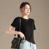 RAIN.CUN Women's Round Neck Short Sleeve T-shirt