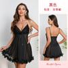 Sexy Lace Mesh Deep V Nightgown Sheer Multi-Color Private Women's Pajamas Loungewear 901 Seductive Versatile Sleepwear for Confident Women