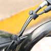5/10pcs Motorcycle Rubber Frame Securing Cable Wiring Harness Power Cord Tie Clutch Line Brake Cable Ties Elastic Fix Stripe