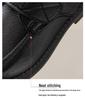 Boys' Black Leather Velcro Shoes - Soft Sole Performance Shoes for Spring/Autumn