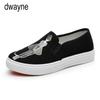 Summer New Canvas Student Flat Comfortable White Shoes Women Basic Casual Shoes Slip-on Canvas Walking Shoes Female 789