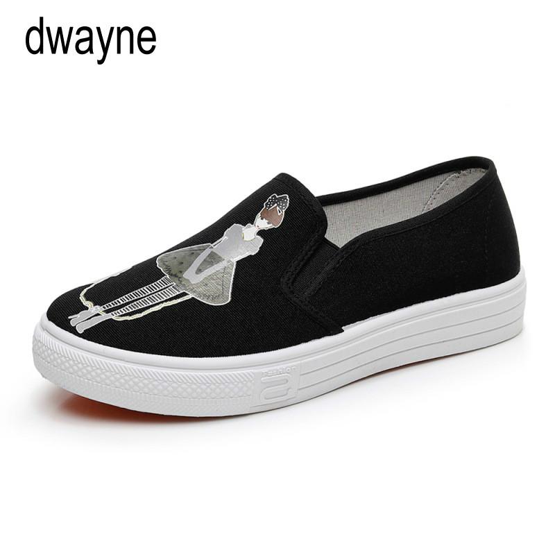 Summer New Canvas Student Flat Comfortable White Shoes Women Basic Casual Shoes Slip-on Canvas Walking Shoes Female 789