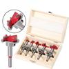 Positioning Woodworking Hole Opener Set, Carbide Flat Wing Drill Adjustable Hinge Hinge Hole Reamer 15-35mm
