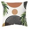 Bohemian Home Decoration Pillowcase Minimalist Line Leaf Printing Living Room Sofa Cushion Cover Bedroom Room Decoration