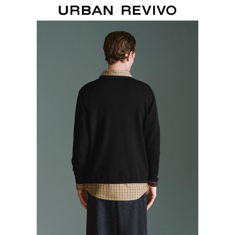 UR Men's Half-Zip Polo Knit Sweater