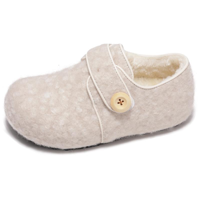 thick-soled women's autumn new Mao Mao shoes retro versatile casual shoes one-pedal lazy shoes women's