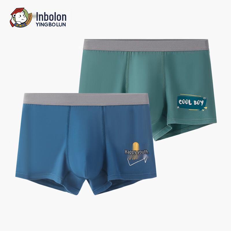 Yingbolun Teen Boys Cotton Boxer Briefs 170
