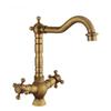 Vintage Dual-Handle Kitchen Sink Faucet