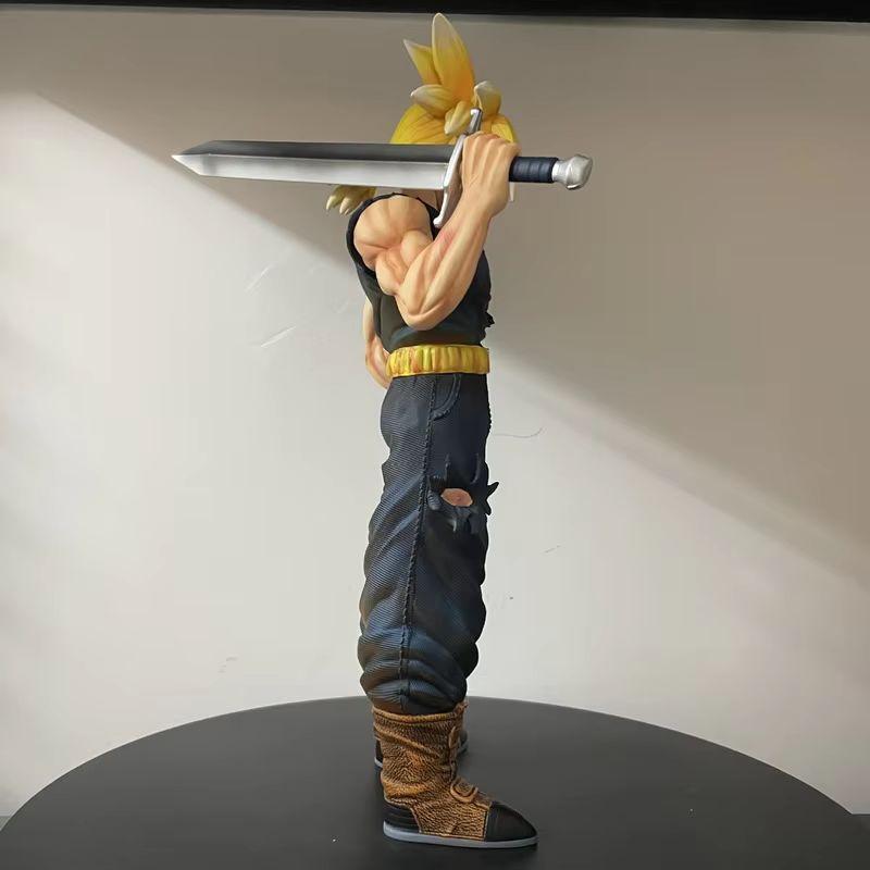 Anime Dragon Ball Z Trunks Action Figure Toys 30cm DBZ Super Saiyan Figuras Collection GK Statue Model Ornament Gift for Fans