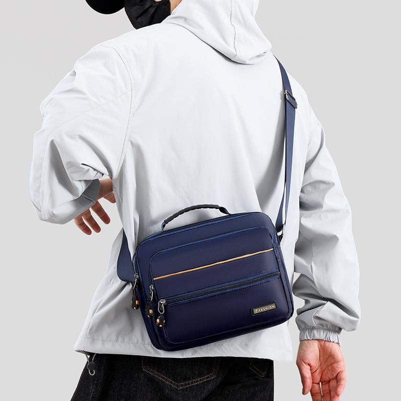 Mehrzweck-Oxford-Umhängetasche für Herren – Geräumige Crossbody-Schultertasche für Büro, Reisen und den täglichen Gebrauch