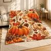 Autumn Pumpkin Coral Fleece Blanket