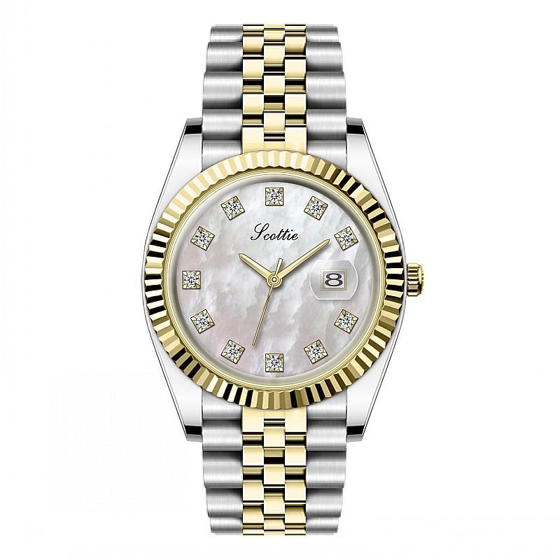 Personality Stainless Steel Strap Calendar Ladies Watch Fashion Watch Femininity Women