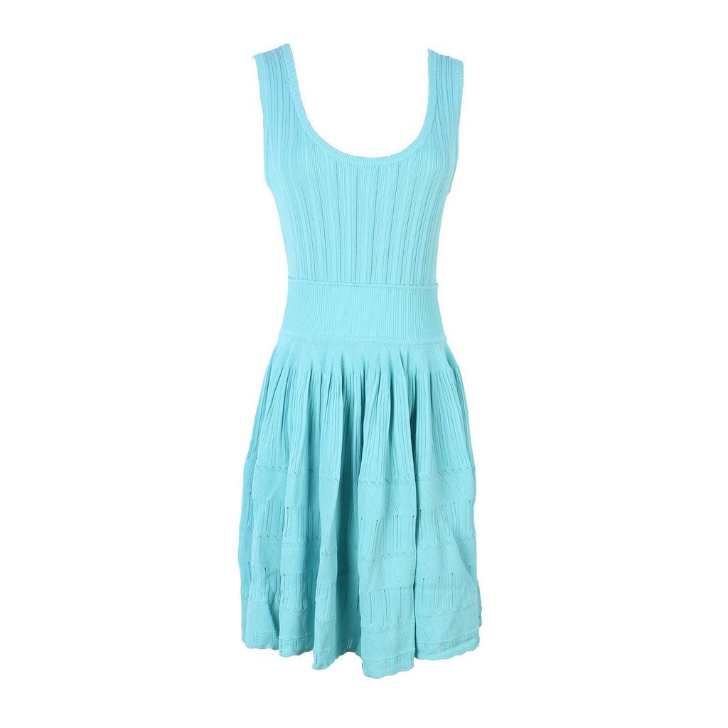 2025 Sommer Sexy Taillenbetontes Ärmelloses Spaghetti-Träger Strickkleid für Damen