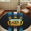 1PC Rug Argentina Football Club Round Mat Home Decor, Chair Rug For livingroom,Bedroom, Doormat Home Decor Birthday Gift Christmas Gifts