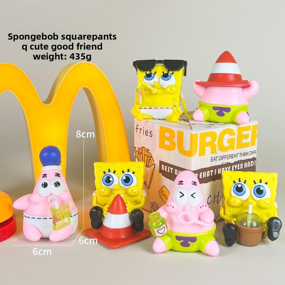 Squarepants And Spongebob Patrick Star Anime Model Ornament For Kids Gift
